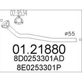 Tubo de escape MTS - 01.21880