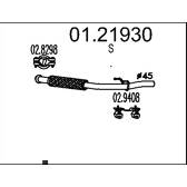 Tubo de escape MTS - 01.21930