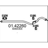 Tubo de escape MTS - 01.42260