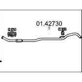Tubo de escape MTS - 01.42730