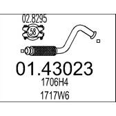 Tubo de escape MTS - 01.43023