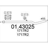 Tubo de escape MTS - 01.43025