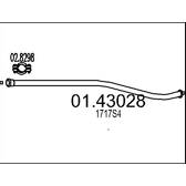 Tubo de escape MTS - 01.43028