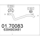 Tubo de escape MTS - 01.70083