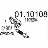 Tuyau échappement MTS - 01.10108