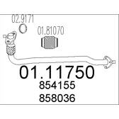 Tuyau échappement MTS - 01.11750