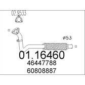 Tuyau échappement MTS - 01.16460