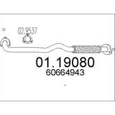Tuyau échappement MTS - 01.19080