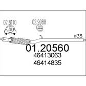 Tuyau échappement MTS - 01.20560