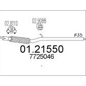 Tuyau échappement MTS - 01.21550