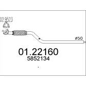 Tuyau échappement MTS - 01.22160