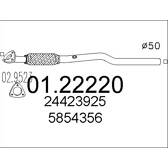 Tuyau échappement MTS - 01.22220