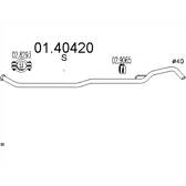 Tuyau échappement MTS - 01.40420