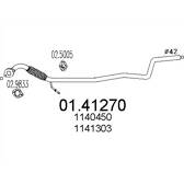 Tuyau échappement MTS - 01.41270