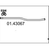 Tuyau échappement MTS - 01.43067
