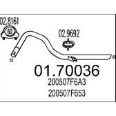 Tuyau échappement MTS - 01.70036