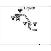 Tuyau échappement MTS - 01.70200