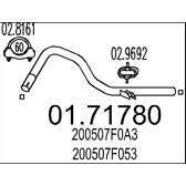 Tuyau échappement MTS - 01.71780