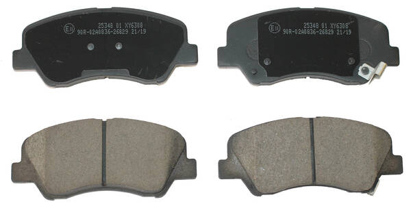 Front brake pad set