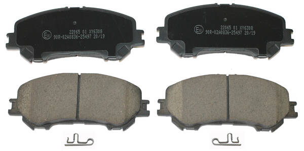 Front brake pad set