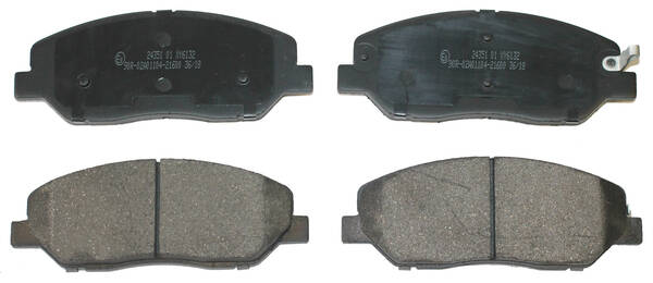 Front brake pad set