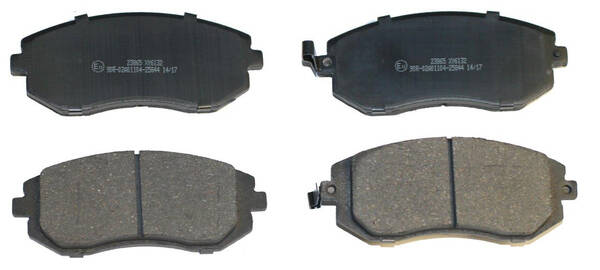 Front brake pad set