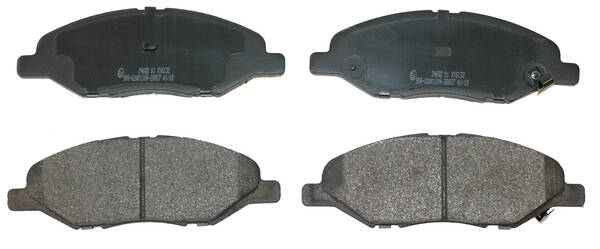 Front brake pad set
