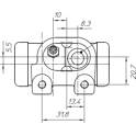Wheel Brake Cylinder NATIONAL - NWC5097