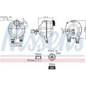 Ausgleichsbehälter, Kühlmittel NISSENS - 996306