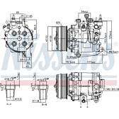 Compresseur climatisation NISSENS - 890195