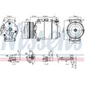 Compresseur climatisation NISSENS - 890714