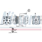 Compresseur climatisation NISSENS - 89083