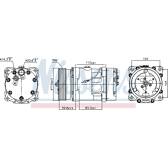 Compresseur climatisation NISSENS - 89160