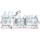 Compresseur climatisation NISSENS - 89202