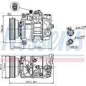 Compresseur climatisation NISSENS - 89237