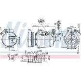 Compresseur climatisation NISSENS - 89308
