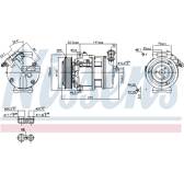 Compresseur climatisation NISSENS - 89397
