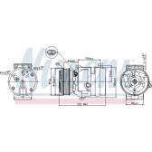 Compresseur climatisation NISSENS - 89435