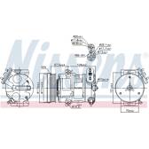 Compressor, air conditioning NISSENS - 89100
