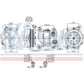 Compressore, Climatizzatore NISSENS - 890652