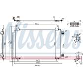 Condensador, ar condicionado NISSENS - 941296