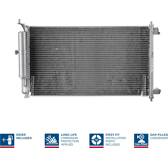 Condensador, ar condicionado NISSENS - 94621