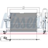 Condensor, airconditioning NISSENS - 94207