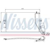 Condensor, airconditioning NISSENS - 94862