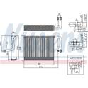 Evaporador, ar condicionado NISSENS - 92327
