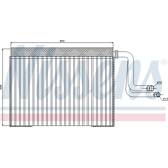 Evaporateur de climatisation NISSENS - 92268