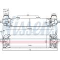 Intercooler, inlaatluchtkoeler NISSENS - 961338