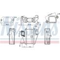 Intercooler, inlaatluchtkoeler NISSENS - 961522