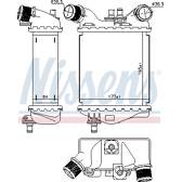 Intercooler NISSENS - 96167