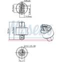Interruptor de pressão, ar condicionado NISSENS - 301103